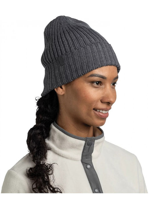 Norval Hat Beanie Γυναικείος Σκούφος Πλεκτός σε Γκρι χρώμα
