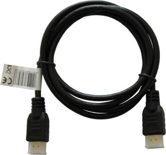 Savio HDMI 2.0 Premium High Speed 4K 60Hz HDR Cable HDMI male - HDMI male 2m Μαύρο