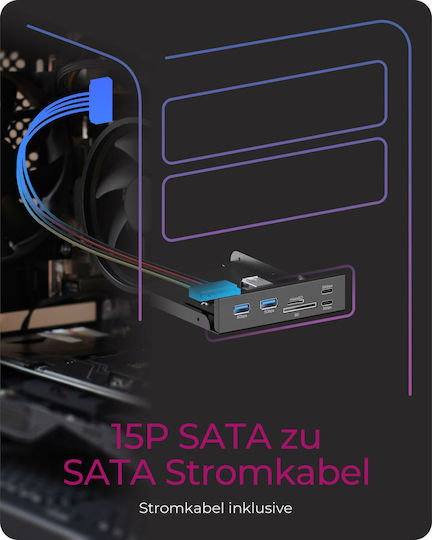 Icy Box Преден панел USB