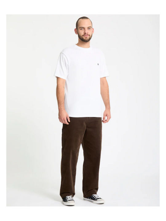 Παντελόνι σε Loose Εφαρμογή Brown Stone