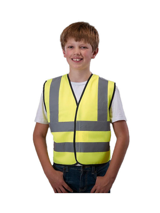 Yoko HVW100CH Kid's Safety Cycling Vest Yellow