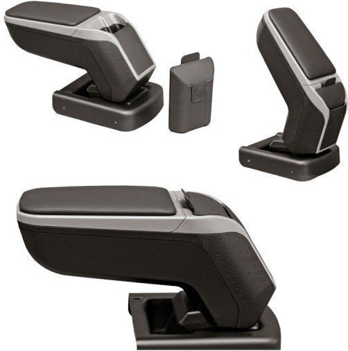 Rati Armster Car PU Armrest for Kia Rio 11-17 Black