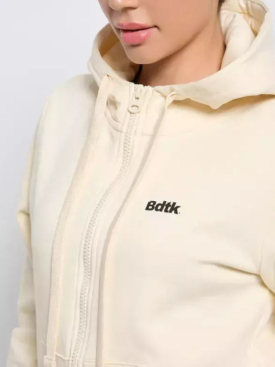Women's Sweatshirt Jacket Hooded Porcelain