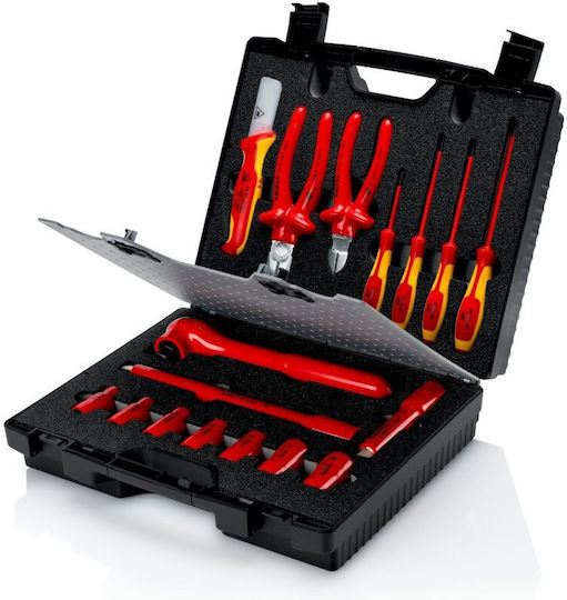 Knipex Βαλίτσα με 17 Εργαλεία Ηλεκτρολόγου