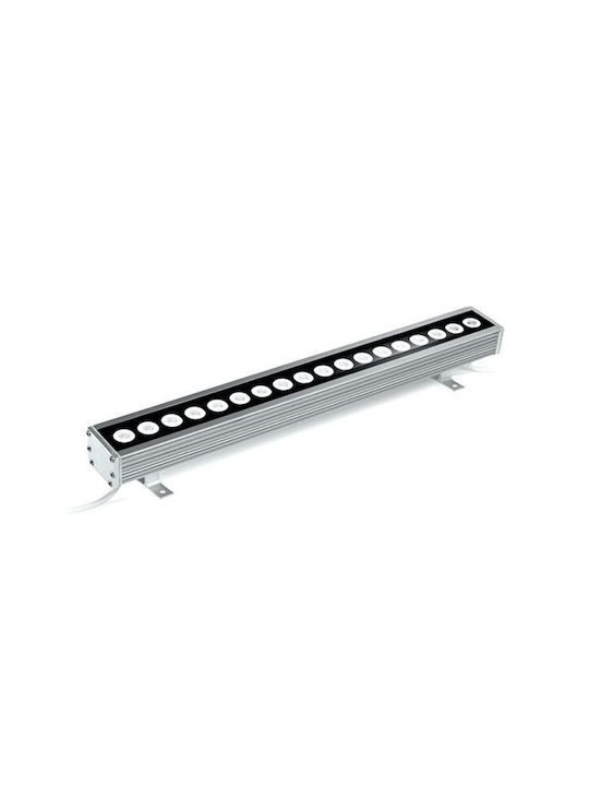 Optonica Außenstehlampe LED Wall Washer 18W mit Warmes Weiß Licht IP65 Weiß