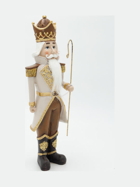 Weihnachts-Nussknacker Mehrfarbig aus Polyresin Höhe 30.5cm.