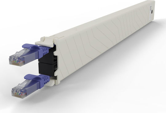 Patchbox U/UTP Cat.6a (Gigabit) Καλώδιο Δικτύου Ethernet 0.8m Μωβ