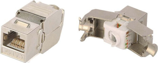 Keystone Plug Rj45 Cat6a Power On Kj-c6a-f001 Ftp Toolless