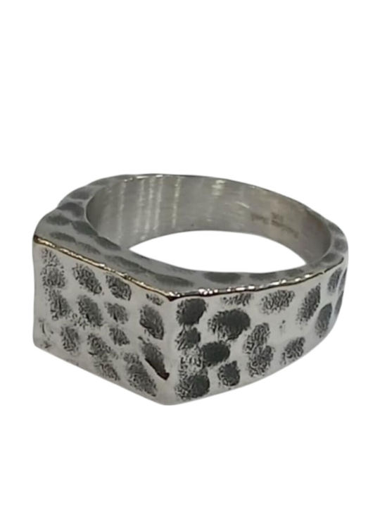 Kalliopi Silver Herren Ring aus Stahl