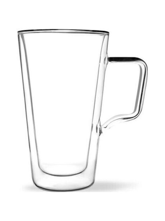 Vialli Design Mug Glass Transparent 350ml