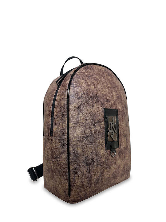 Women's Backpack Bag Coffee Brown