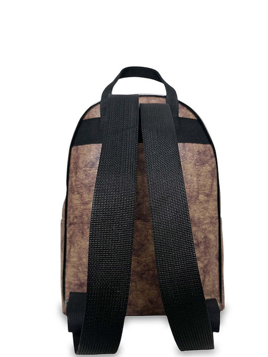 Women's Backpack Bag Coffee Brown
