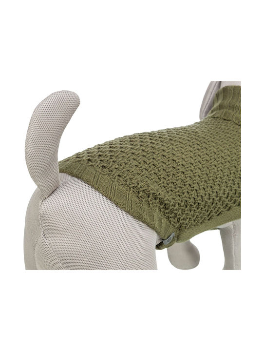 Strickpullover Hund in Grün Farbe XS
