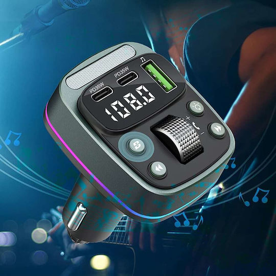 Techsuit FM Transmitter Αυτοκινήτου Mfm3 mit Bluetooth