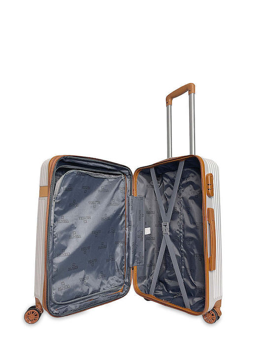 Hunter Medium Abs-pc Ithaki Platinum Suitcase