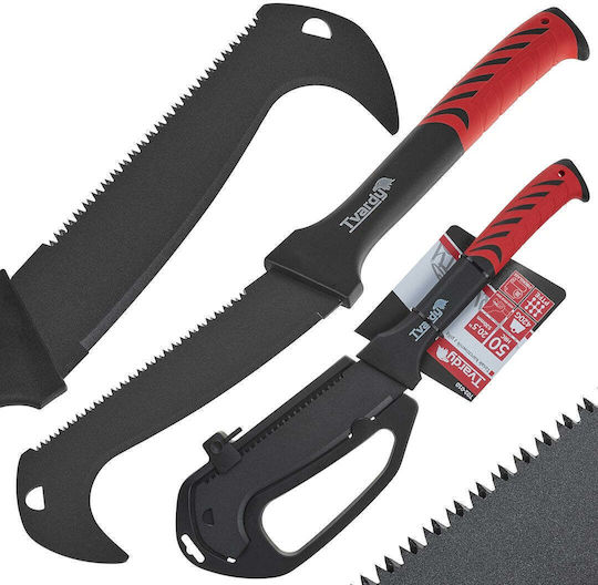 Tvardy Saw-Type Splitting Axe 20.5" Steel Blade Ergonomic Design