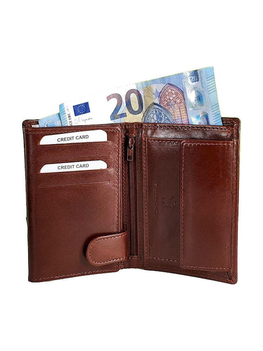 Portofel bărbătesc Clasice cu RFID Maro