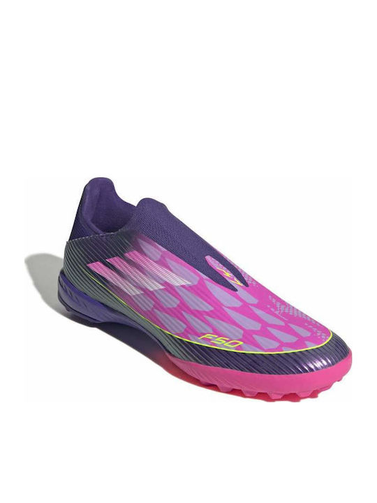 adidas F50 League Lamine Yamal LL Футболни Обувки с Гумена Подметка Лилави