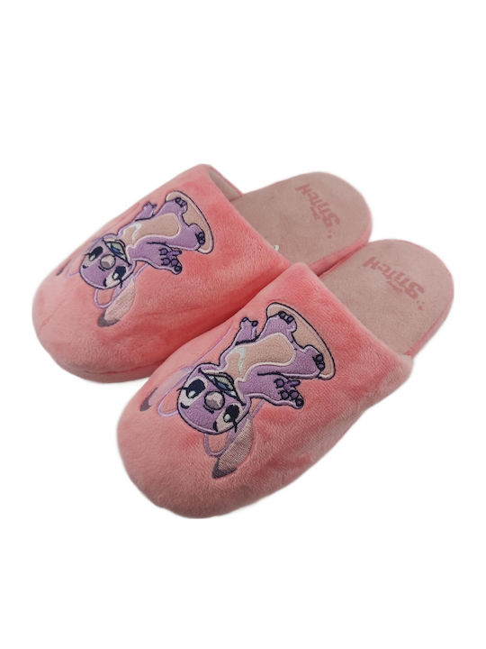 Kids Slippers Pink Lilostitch