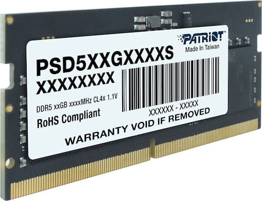 Patriot Signature Line DDR5 με Module 1x24GB και Ταχύτητα 5600 για Laptop