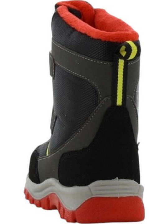 Kids Snow Boots with Velcro Black