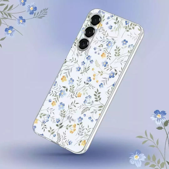 Tech-Protect Flexair Handyhülle Xiaomi Redmi 15 4G 5G Gänseblümchen Blätter
