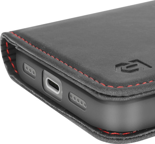 Tactical Xproof Книга Кожа / Пластмаса Черен (iPhone 17)