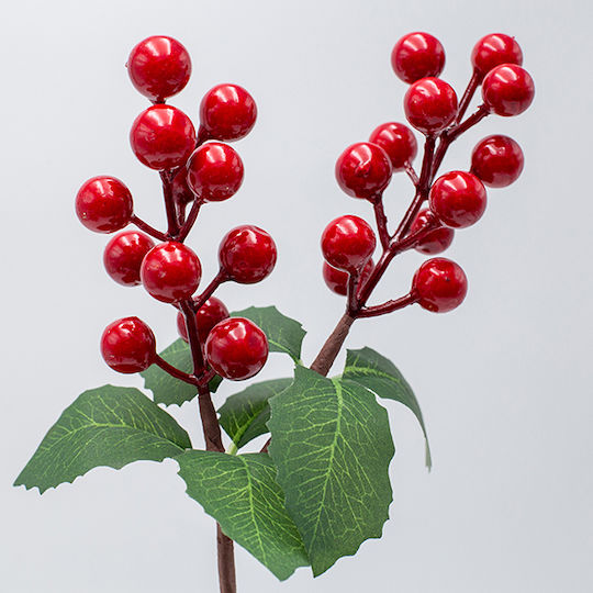 Estheti Пикаки Червени Ягоди Зелени Листа 30см 6 Бройки 600-47617 Estheti Пикаки Червени Ягоди Зелени Листа 30см 6 Бройки 600-47617