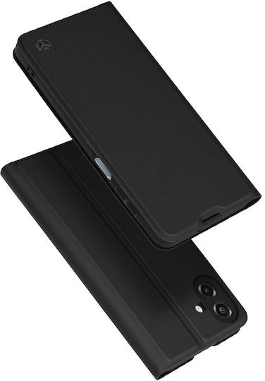 Techsuit Magskin Buchen Sie Silikon / Synthetisches Leder Schwarz (Samsung Galaxy A07 4G - Techsuit)