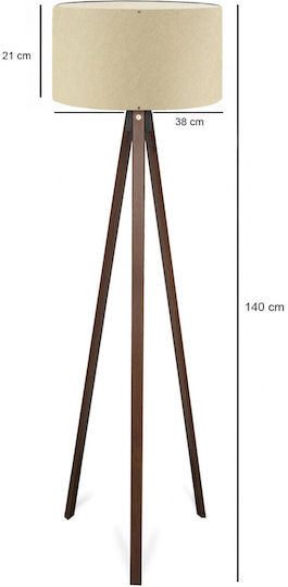 Aithrio Lampadar de podea H38xL21cm Bej