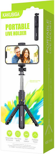 KSC-1143 Selfie Stick with Bluetooth Black