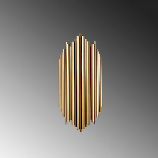 Aithrio Modern Lumină de Perete Auriu 18x40x8cm