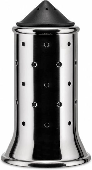 Alessi MGSAL Αλατιέρα/Πιπεριέρα Inox Ασημί-Μαύρο
