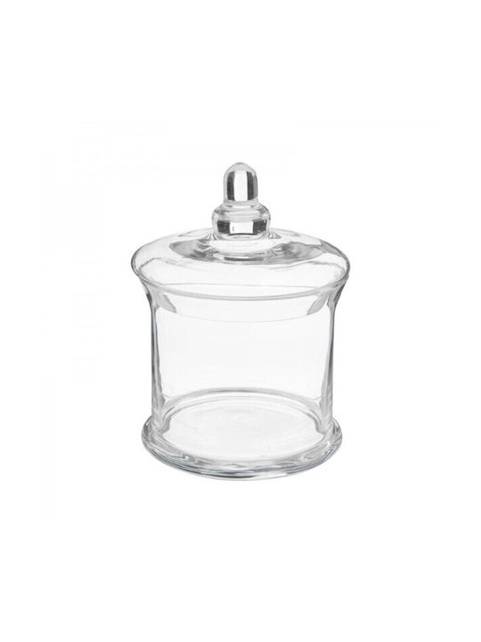 5Five Glass Cookie Jar Transparent 14x14x20cm