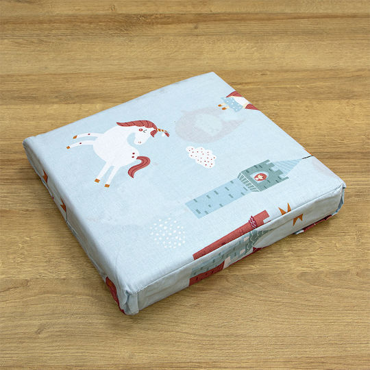 Lino Home Σετ Σεντόνια Ημίδιπλα Βαμβακερά Cloud Kingdom Mint 170x260cm 3τμχ