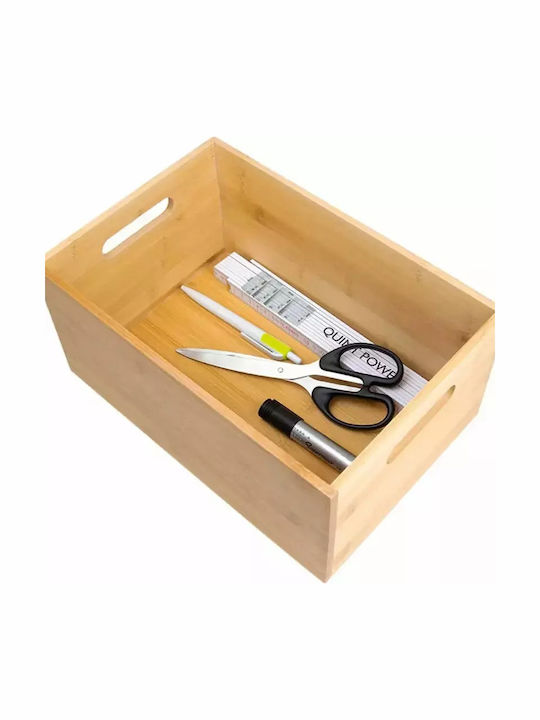 Estia Καλάθι Αποθήκευσης Bamboo 37x26x16.5cm
