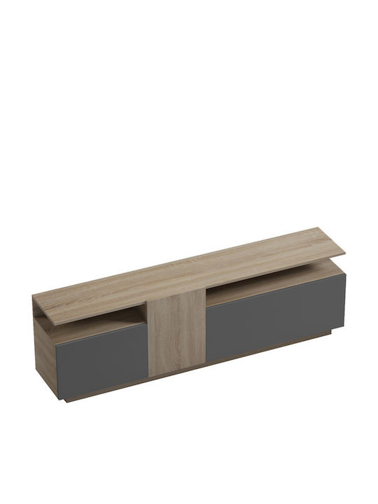 Шкаф за телевизор Дървен Vendora Sonoma-anthracite Д150xШ29.5xВ46.3см