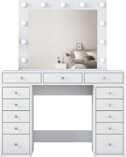 Спална Тоалетка Бяла 120x81.6x44.5см