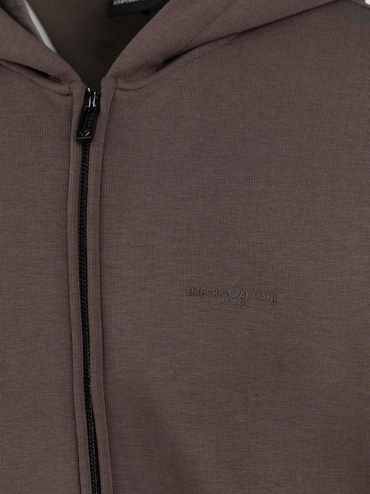 Sweatshirt with Hood Khaki
