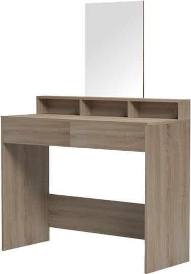 Bodenstehende Schminktisch Schlafzimmer Frentsel Holz Sonoma Farbe 100x40x140cm