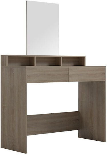 Bodenstehende Schminktisch Schlafzimmer Frentsel Holz Sonoma Farbe 100x40x140cm