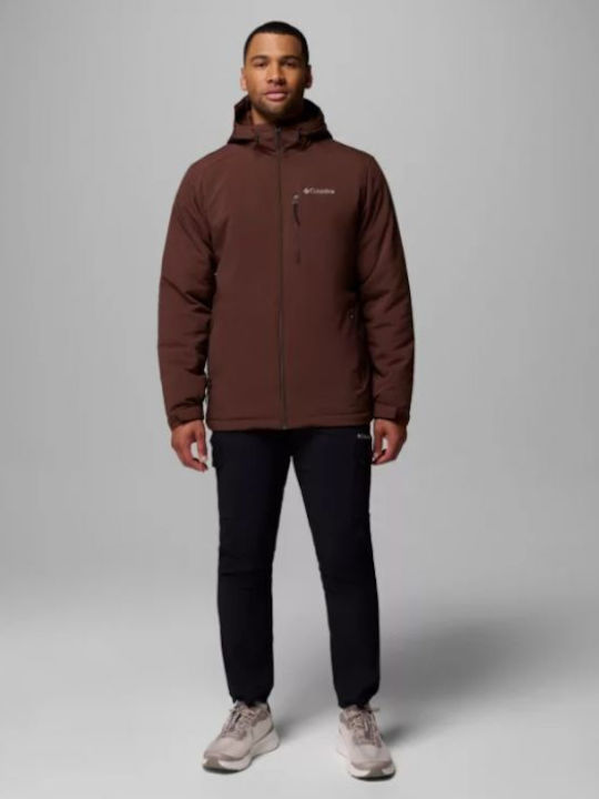Gate Racer Winter Jacke Softshell Wasserdicht und Winddicht Tobacco