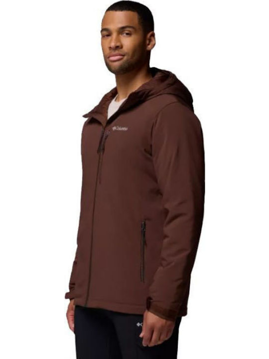 Gate Racer Winter Jacke Softshell Wasserdicht und Winddicht Tobacco