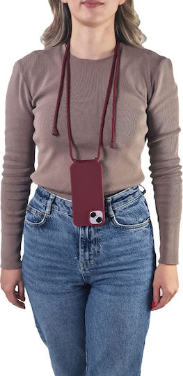 Калъф Силикон Каишка Carryhang Sonique Xiaomi Xiaomi 14t Pro Бордо