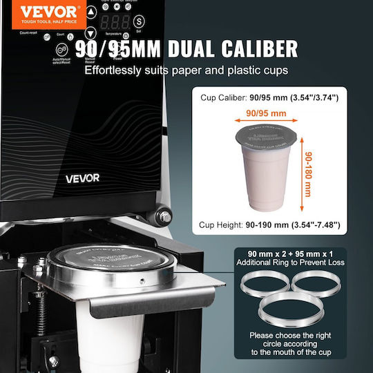 Vevor QZDNCFKJHQZDIM4QA001V2 Артикул за Бутилиране