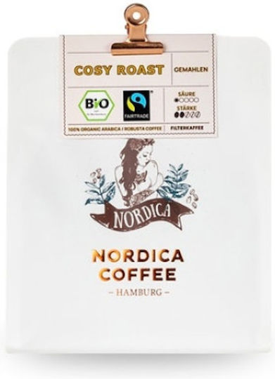 Nordica Coffee Espresso Coffee Arabica Cosy Roast Whole Beans 250gr