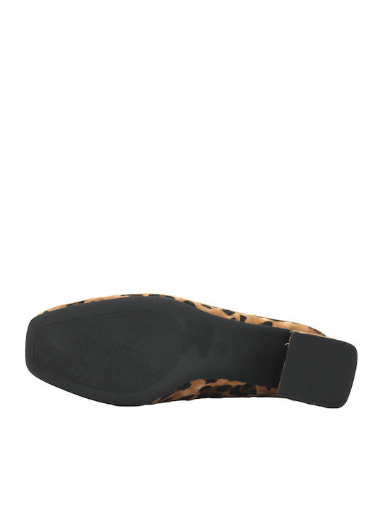 Grund Pumps mit mittelhohem Absatz Braun