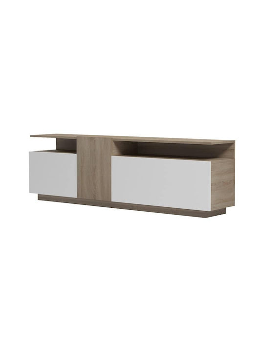 Sideboard Vendora made of Wood Sonoma-white 150x29.5x46.3cm
