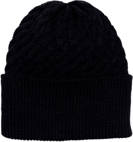 Beanie Beanie Knitted in Black color