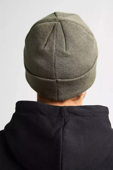 Beanie Beanie Knitted in Khaki color